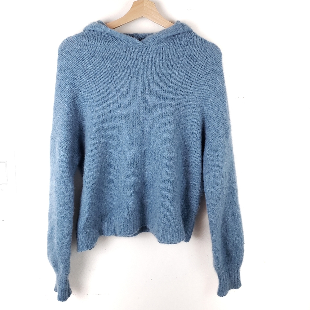 360 Cashmere Esther Balloon Sleeve Cashmere Hoodie